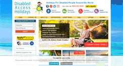 Desktop Screenshot of disabledaccessholidays.com