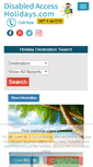 Mobile Screenshot of disabledaccessholidays.com